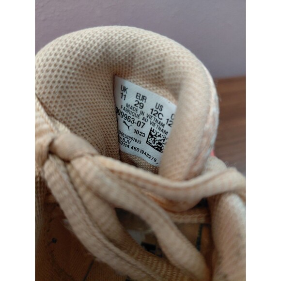 Puma X Scoot Zeros Georgia Peach Pink Kids Basketball Shoe Size 12C - Picture 6 of 9